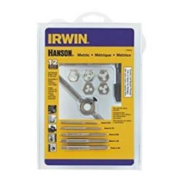 Irwin 1765541 12pc Tap + Die Set Metric 3mm - 7mm Bulk (5 Pack)