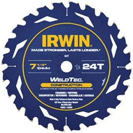Irwin 24035 Saw Blade 7-1/4 Inch 24t Weldtec Bulk (10 Pack)