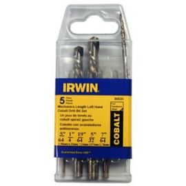 Irwin 30520 Drill Bit 5pc Set Lh Cblt Bulk (5 Pack)