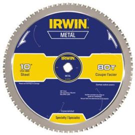 Irwin 4935561 Saw Blade 10 Inch 80t Mc - Ferrous Steel Bulk (5 Pack)