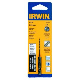 Irwin 4935632 1/16 Inch Hex Shank Drill Bit Bulk (5 Pack)