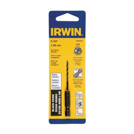 Irwin 4935633 5/64 Inch Hex Shank Drill Bit Bulk (5 Pack)