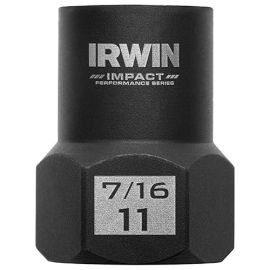 Irwin 53905 Impact Bolt Grip 7/16 Inch /11mm 3/8 Dr Bulk