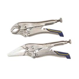 Irwin IRHT82571 VISE-GRIP Linesman Locking Pliers, Fast Release (6-Inch) & Curved Jaw (5-Inch) 2-Pieces Set  - (Pack of 5)