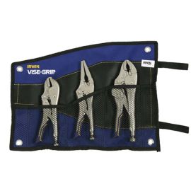 Irwin IRHT82591 VISE-GRIP Fast Release C-Clamp Locking Plier Kit Bag Set, 3 Pieces - (Pack of 5)