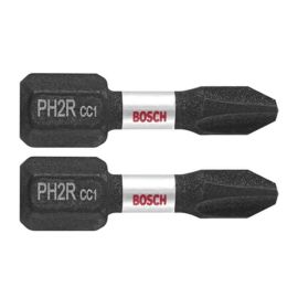 Bosch ITDPH2R102 Driven 1 Inch Impact Phillips #2R (reduced) Insert Bits - 10 Pieces