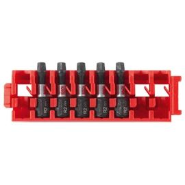 Bosch ITDSQ2105C Driven 1 Inch Impact Square #2 Insert Bits with Clip for Custom Case System - 5 Pieces