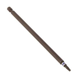 IRWIN IWAF36TX15 Power Bit: T15 Fastening Tool Tip Size, 6 in Overall Bit Length, 1/4 in Hex Shank Size, Hex Shank - Pack of 5