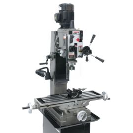 Jet 351158 JMD-45GH GEARED HEAD SQUARE COLUMN MILL DRILL WITH NEWALL DP500 2-AXIS DRO