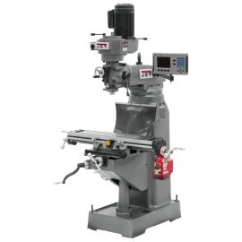 Jet 690047 JVM-836-3 Mill With 3-Axis ACU-RITE 200S DRO (Knee) With X and Y-Axis Powerfeeds