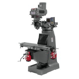 Jet 690412 JTM-4VS Mill With 3-Axis ACU-RITE VUE DRO (Knee) With X and Y-Axis Powerfeeds