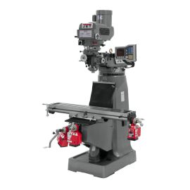 Jet 690424 JTM-4VS-1 Mill With 3-Axis ACU-RITE VUE DRO (Knee) With X, Y and Z-Axis Powerfeeds