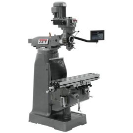 Jet 691228 JVM-836-1 Milling Machine with NEWALL C80 3-axis DRO (Knee)