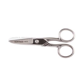 Klein Tools 100CS Serrated Electrician Scissors with Stripping Notches