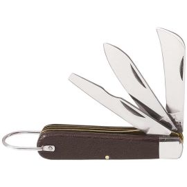 Klein Tools 1550-6 3 CS-Blades, Sheepfoot, Spearpnt, & Screwdriver Tip Pocket Knife