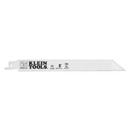 Klein Tools 31739 8 Inch Reciprocating Saw Blades, 18 TPI, 5 Pk