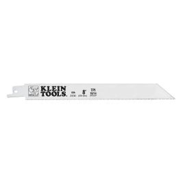 Klein Tools 31741 8 Inch Reciprocating Saw Blades, 10/14 TPI, 5 Pk