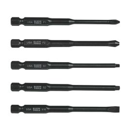 Klein Tools 32234 3-1/2 Inch Power Driver Set, Assorted Bits