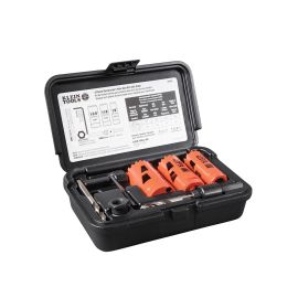 Klein Tools 32905 3-Piece Electrician's Hole Saw Kit with Arbor
