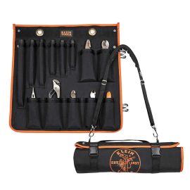 Klein Tools 33525SC Utility Insulated 13-Piece Tool Kit with Roll-Up Case