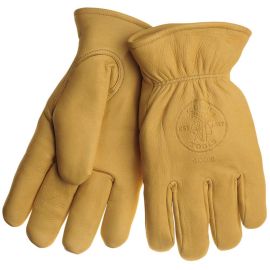 Klein Tools 40016 Deerskin Work Gloves - Lined - Medium