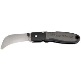 Klein Tools 44005R Lightweight Lockback Knife 2-5/8 Inch (67 mm) Sheepfoot Blade - Rounded Tip