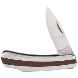 Klein Tools 44034 Pocket Knife, SS Handle with Rosewood Insert, 2-5/8 Inch SS Blade
