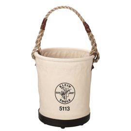 Klein Tools 5113 Bucket, No. 6 Canvas, Tapered-Wall