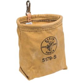 Klein Tools 5179S Canvas Tool Pouch Water Repellant with Belt Loops