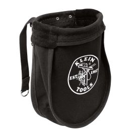 Klein Tools 51A Black Nut & Bolt Pouch with Interior Pocket