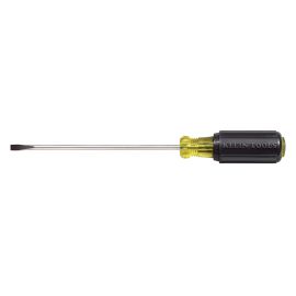 Klein Tools 601-6 3/16 x 6 Inch Screwdriver Round-Shank Cabinet Tip 