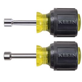 Klein Tools 610M Magnetic Tip Nut Driver Set - 1-1/2 Inch Hollow Shafts