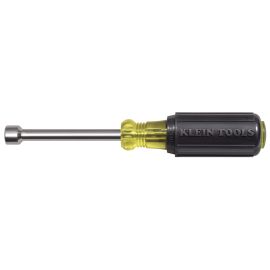 Klein Tools 630-11/32 3 Inch Hollow Shaft 11/32 Inch Hex Nut Driver Cushion Grip