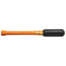 Klein Tools 646-5/8-INS Insulated Cushion-Grip, 5/8 Inch Hollow Shaft Nut Driver 6 Inch Shank