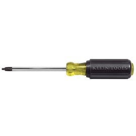 Klein Tools 662 4 Inch Round-Shank #2 Square-Recess Tip Screwdriver