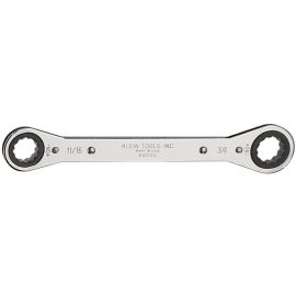 Klein Tools 68205 Ratcheting Box Wrench - 11/16 Inch x 3/4 Inch