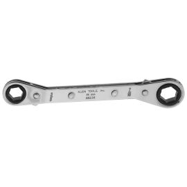 Klein Tools 68236 Fully Reversible Ratcheting Offset Box Wrench - 3/8 Inch x 7/16 Inch