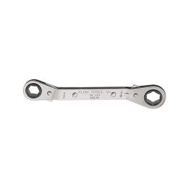 Klein Tools 68238 Fully Reversible Ratcheting Offset Box Wrench - 1/2 Inch x 9/16 Inch