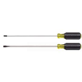 Klein Tools 85072 Long Blade Cushion-Grip Screwdriver Set (2 Piece)