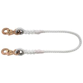Klein Tools 87435 Nylon-Filament Rope Lanyards, 2 Locking-Snaps, 4' Long