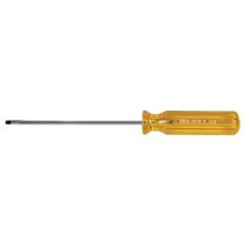 Klein Tools A216-4 1/8 x 4 Inch Shank Screwdriver, Round-Shank, Cabinet-Tip