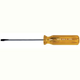 Klein Tools A316-4 3/16 x 4 Inch Screwdriver, Round-Shank Cabinet-Tip