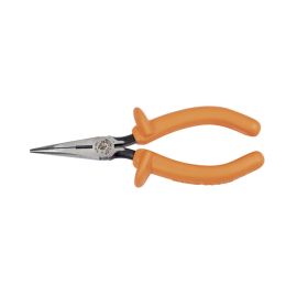 Klein Tools D203-6-INS 6-5/8 inch Insulated Long Nose Pliers Side Cutters