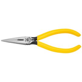 Klein Tools D203-6H2 6-5/8 Inch Side Cutters/Stripping Holes Long-Nose Pliers