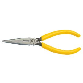 Klein Tools D203-7C 7-1/8 Inch Side Cutters Coil spring Long Nose Pliers