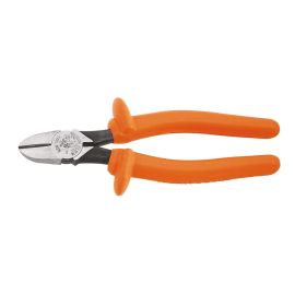 Klein Tools D220-7-INS 7-11/16 Inch HD, Tapered NoseInsulated Diagonal Cutting Pliers
