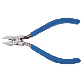 Klein Tools D230-4C 4 Inch Electronics Midget Diagonal Cutting Pliers Nickel Ribbon Wire Cutters