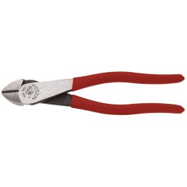Klein Tools D248-8 8 Inch Diag Cutting Pliers Hi-Leverage Angled Head 