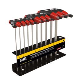 Klein Tools JTH610E 10 pc 6" SAE Journeyman T-Handle Set with Stand