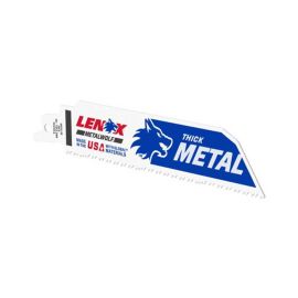 Lenox 20171B6110R Lazer Reciprocating Saw Blade, 6 Inch (152mm) 10 TPI, T2 , Pack of 25